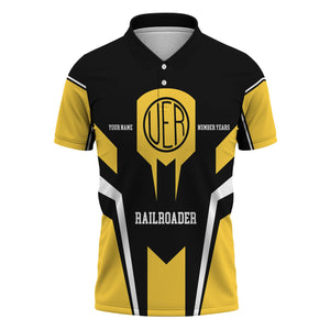 Railspirit Personalized Union Electric Railway Polo Shirt Custom Year Railroader Shirt Gift Idea For Train Lover