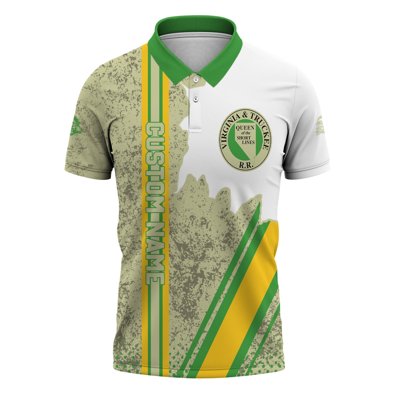 Railspirit Personalized Virginia & Truckee Railroad Polo Shirt All Over Printed Unisex Shirt