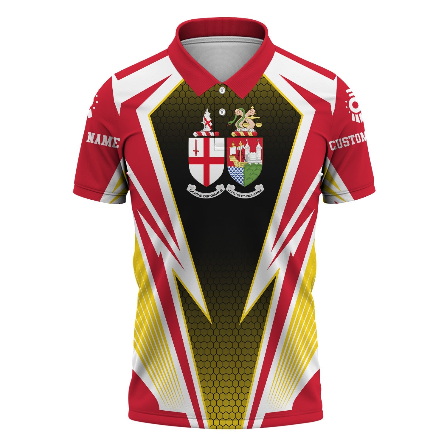 Railspirit Personalized Great Western Railway Polo Shirt Lightning Graphic Style Shirt Gift Idea For Train Lover