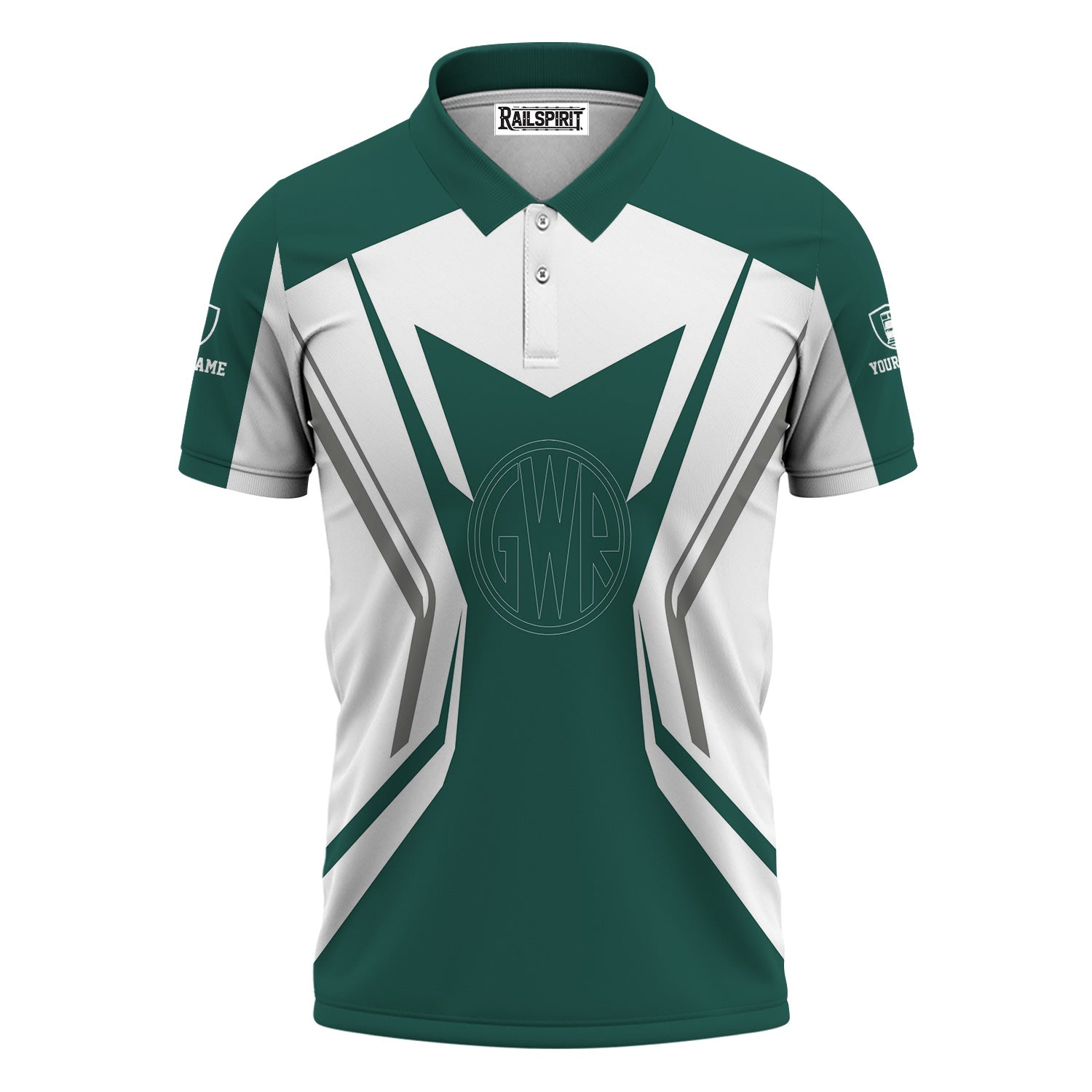 Railspirit Personalized Great Western Railway Polo Shirt Unique Style with Custom Job Train Shirt