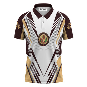 Railspirit Personalized London, Midland and Scottish Railway Polo Shirt Railroad Tribute Design Train Shirt for Train Lovers