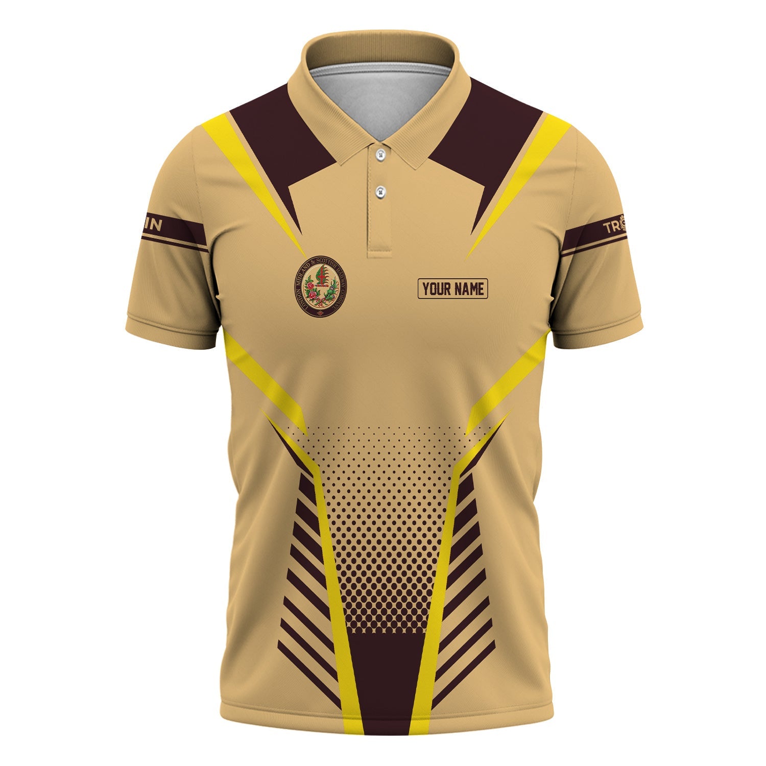 Railspirit Personalized London, Midland and Scottish Railway Polo Shirt Unisex Train Shirt All Over Print