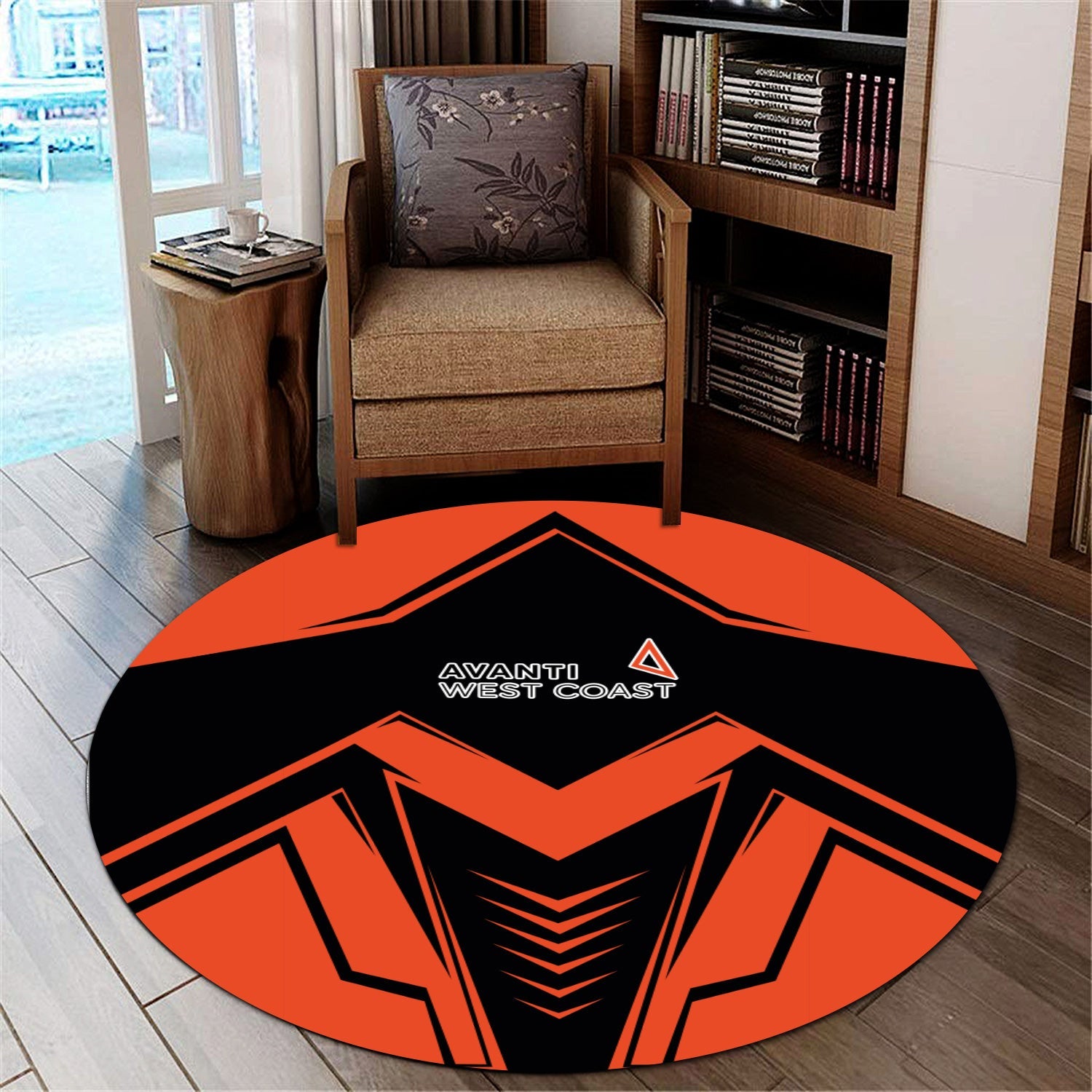 Railspirit Avanti West Coast Round Mat Railway Trainspotter Style Mat Gift Idea For Foamers