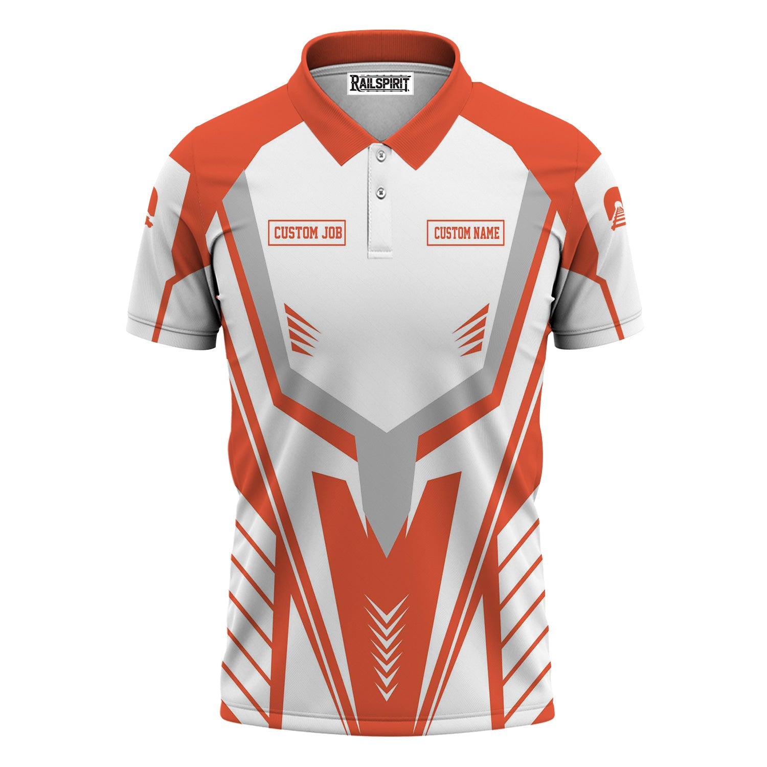 Railspirit Personalized Avanti West Coast Polo Shirt Workwear-Inspired with Custom Position Train Shirt