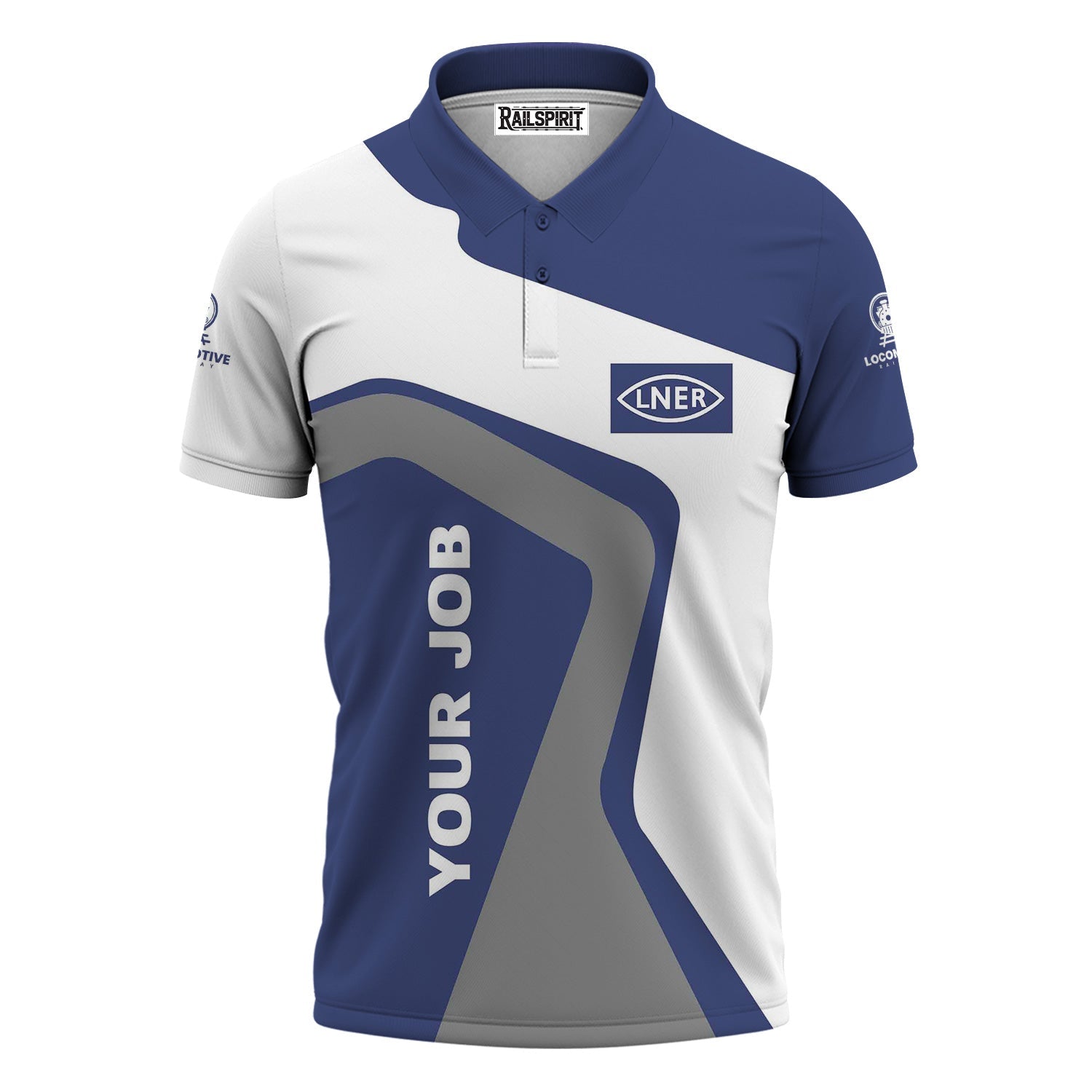 Railspirit Personalized London and North Eastern Railway Polo Shirt Unique Design with Custom Job Position Train Shirt