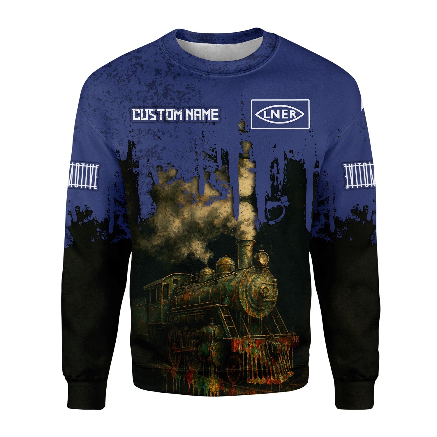 Railspirit Personalized London and North Eastern Railway Sweatshirt Vintage Train Art Style Shirt For Locomotive Fans