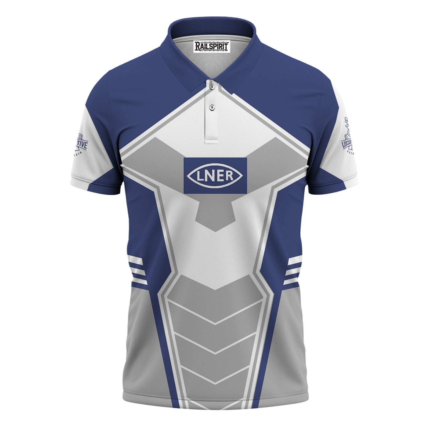 Railspirit Personalized London and North Eastern Railway Polo Shirt Engine-Inspired Style Train Shirt for Railroad Fanatic