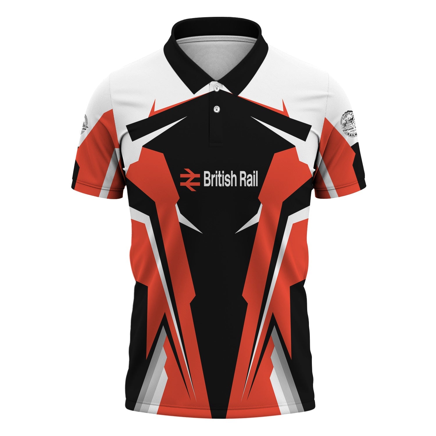 Railspirit Personalized Bristish Railway Polo Shirt Strong Line Style Train Unisex Shirt All Over Print