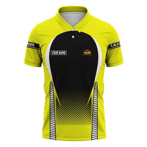Railspirit Personalized Iowa Interstate Railroad Polo Shirt Stress Is Caused By Not Having Enough Trains IAIS Shirt All Over Print