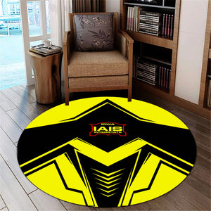 Railspirit Iowa Interstate Railroad Round Mat Railway Trainspotter Style IAIS Mat Gift Idea For Foamers