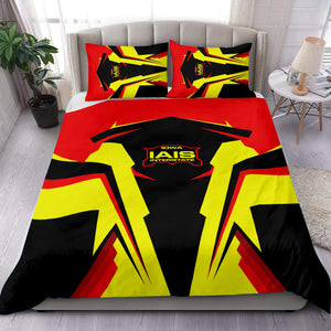 Railspirit Iowa Interstate Railroad Bedding Set Strong Line Style IAIS Bedding Set All Over Print