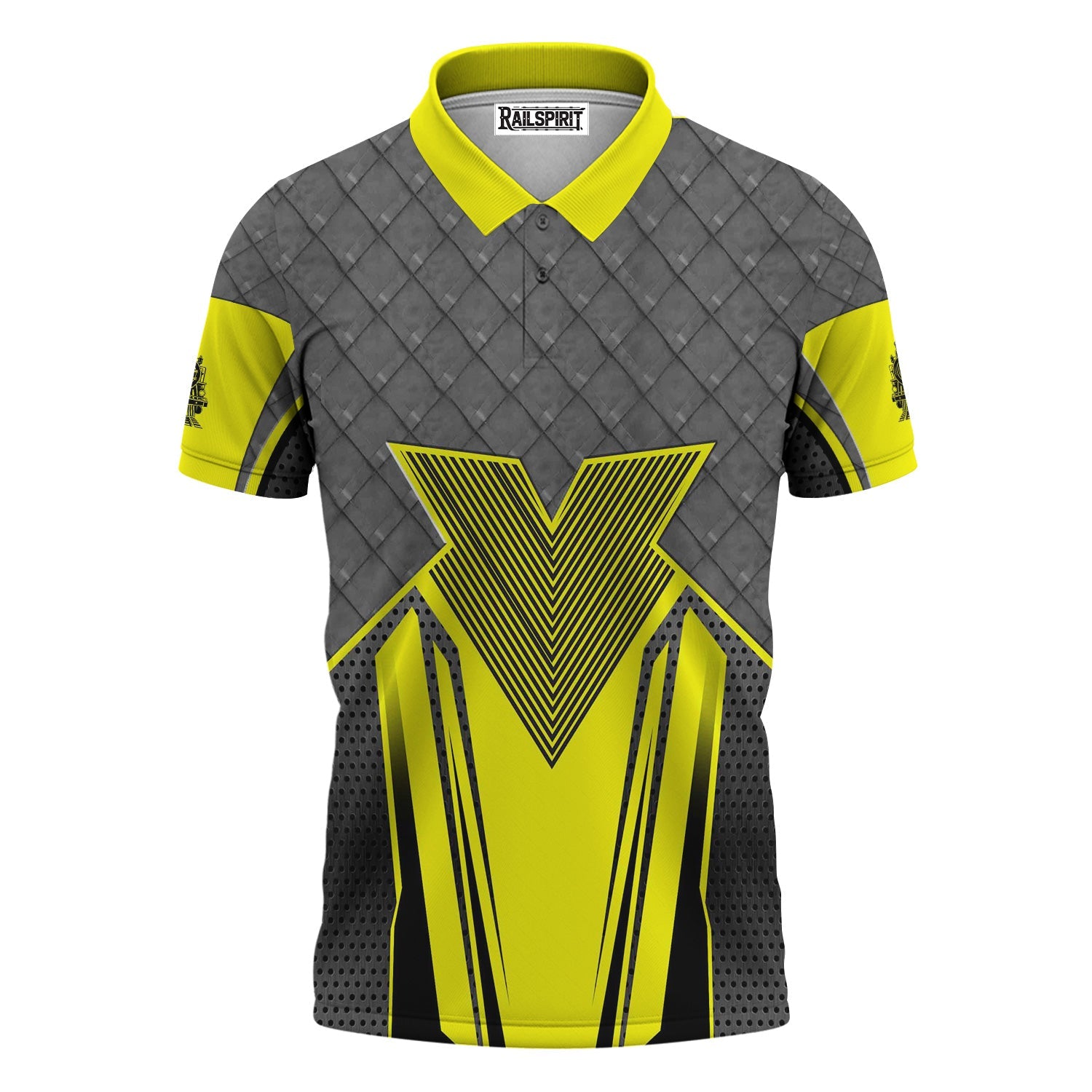 Railspirit Personalized Iowa Interstate Railroad Polo Shirt Rugged Steel Vibes IAIS Train Shirt All Over Print