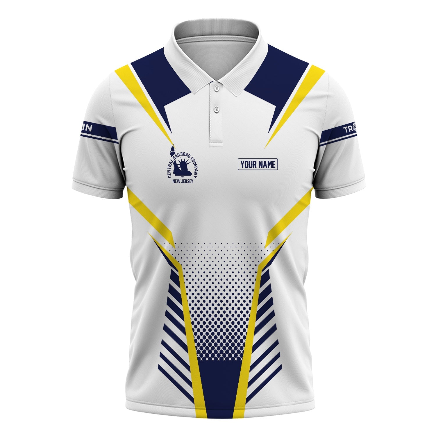 Railspirit Personalized Jersey Central Railroad Polo Shirt Unisex Train Shirt All Over Print