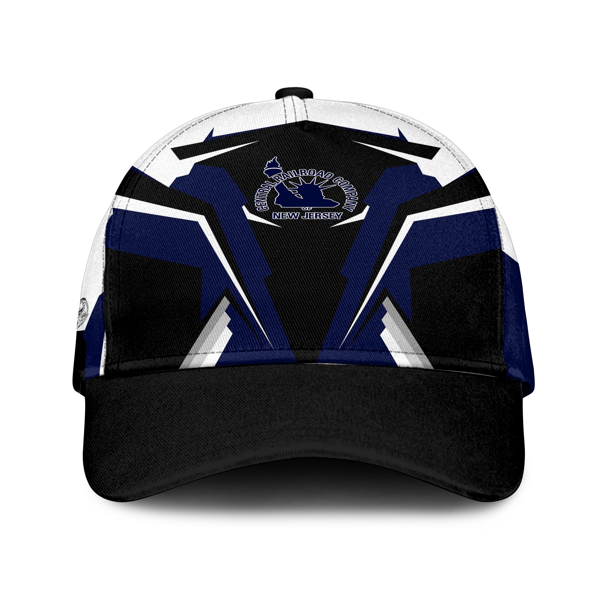 Railspirit CNJ Jersey Central Railroad Classic Cap Strong Line Style Cap All Over Print