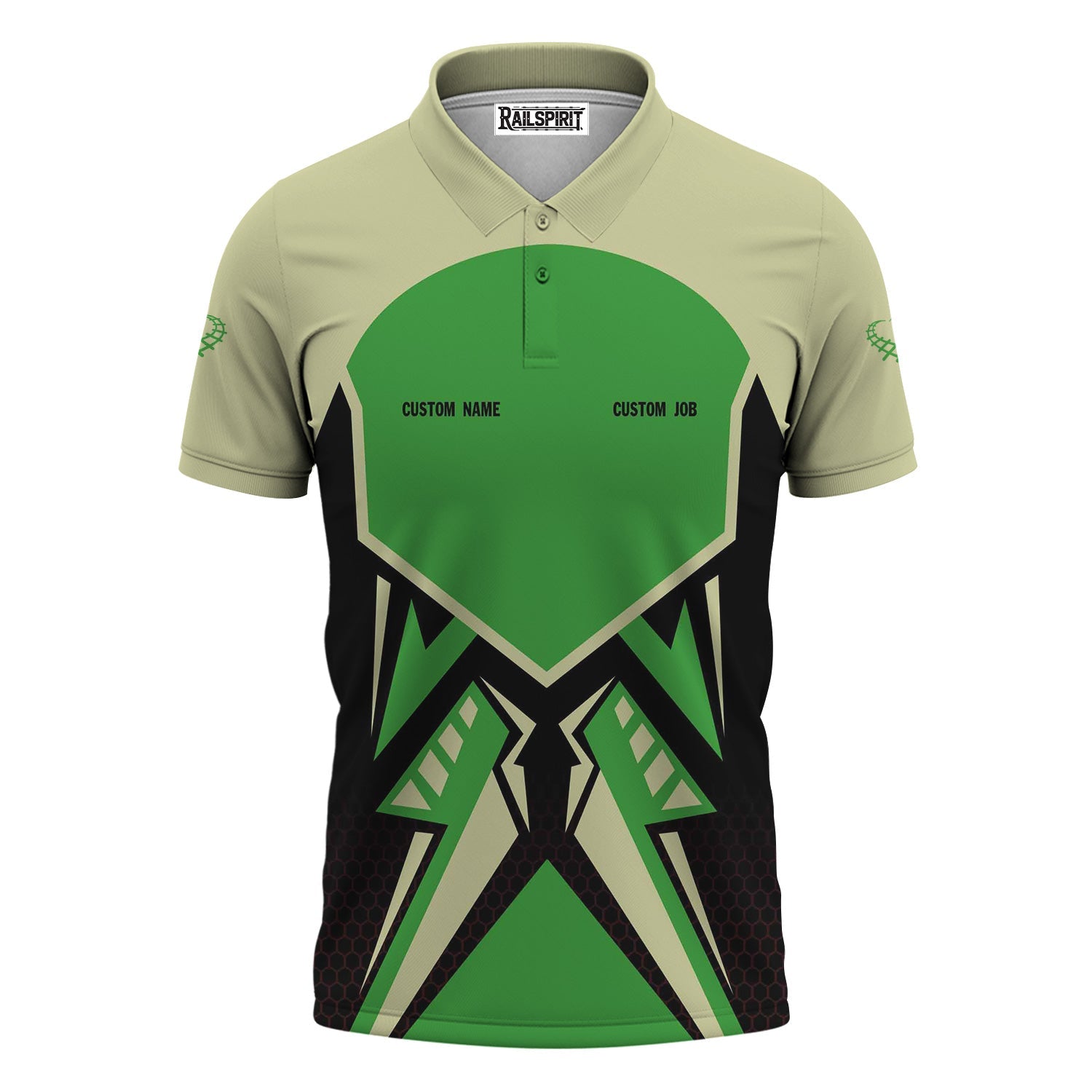 Railspirit Personalized Virginia & Truckee Railroad Polo Shirt Vibriant Style with Custom Position Train Shirt