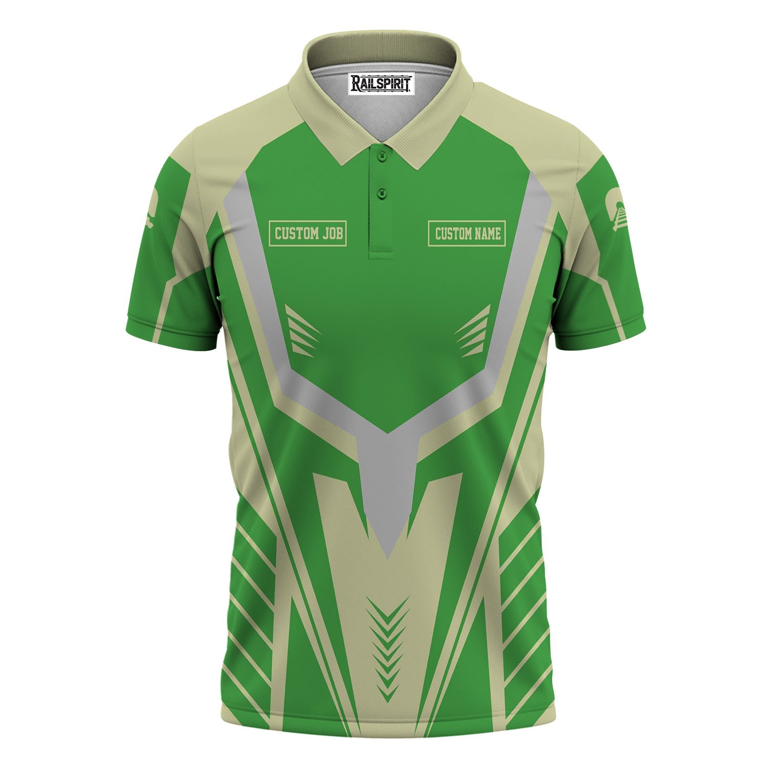 Railspirit Personalized Virginia & Truckee Railroad Polo Shirt Workwear-Inspired with Custom Position Train Shirt