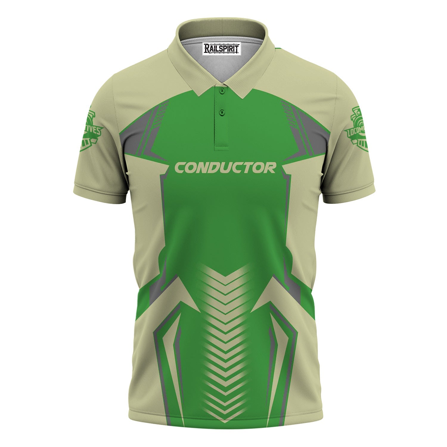 Railspirit Personalized Virginia & Truckee Railroad Polo Shirt Standout Style with Custom Position Train Shirt