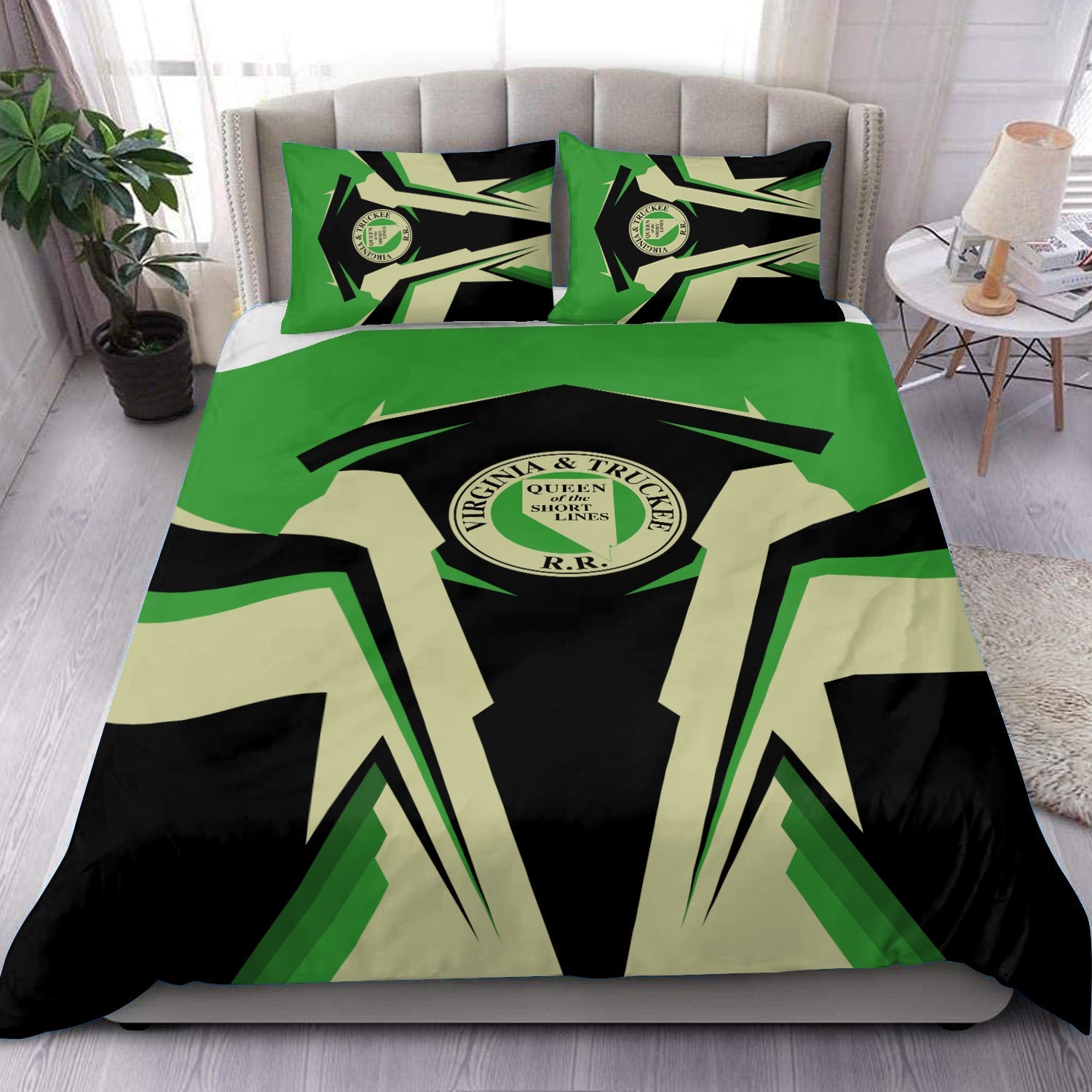 Railspirit Virginia & Truckee Railroad Bedding Set Strong Line Style Bedding Set All Over Print