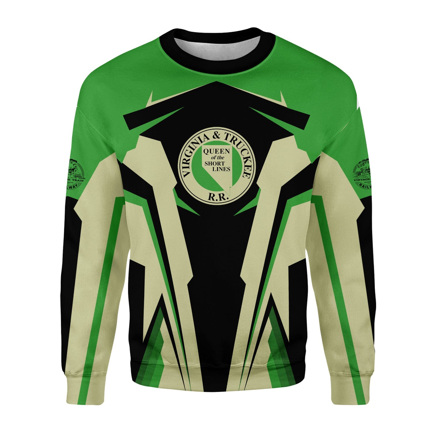 Railspirit Personalized Virginia & Truckee Railroad Sweatshirt Strong Line Style Train Unisex Shirt All Over Print