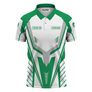 Railspirit Personalized East Japan Railway Polo Shirt Workwear-Inspired with Custom Position JR-EAST Train Shirt