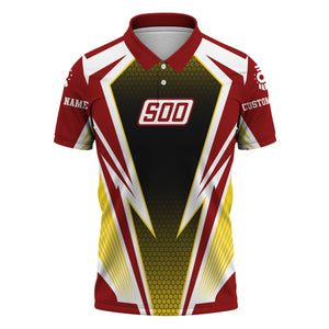 Railspirit Personalized Soo Line Railroad Polo Shirt Lightning Graphic Style Shirt Gift Idea For Train Lover