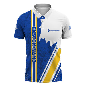 Railspirit Personalized Long Island Railroad Polo Shirt All Over Printed Unisex Shirt