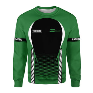 Railspirit Personalized Burlington Northern Railroad Sweatshirt Stress Is Caused By Not Having Enough Trains Shirt All Over Print Shirt