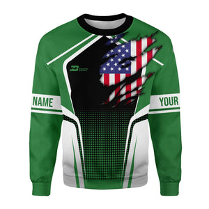 Railspirit Personalized Burlington Northern Railroad Sweatshirt American Eagle Vintage Train Shirt