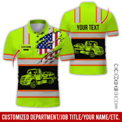 Customized Name and Printed Pocket, Car Hauler Truck Printed Clothes, Personalized Driver Gear
