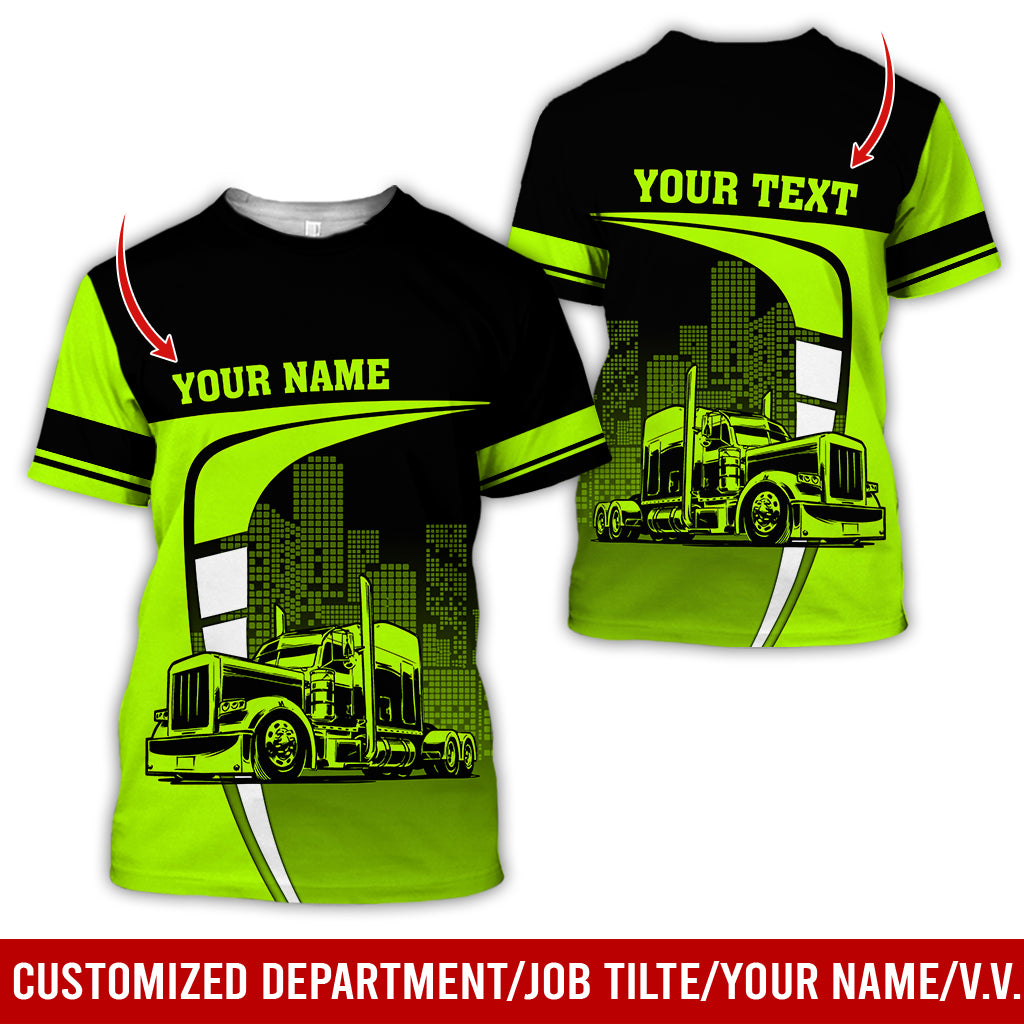 Custom Name Love Tow Truck Uniform, Premium Personalized Apparel for Drivers