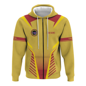 Railspirit Personalized Florida East Coast Railway Hoodie Unisex Train Zip Hoodie All Over Print