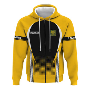 Railspirit Personalized New York, New Haven and Hartford Railroad Hoodie Stress Is Caused By Not Having Enough Trains New Haven Railroad  Zip Up Hoodie