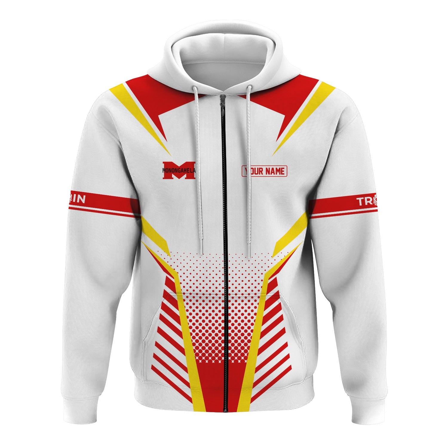 Railspirit Personalized Monongahela Railroad Hoodie Unisex Train Zip Hoodie All Over Print