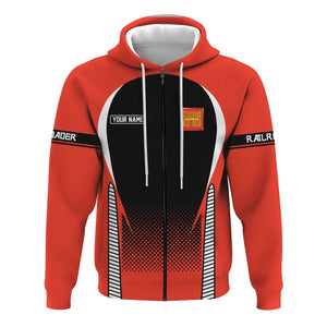 Railspirit Personalized Strasburg Railroad Hoodie Stress Is Caused By Not Having Enough Trains Zip Up Hoodie