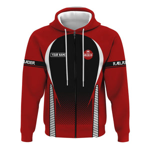 Railspirit Personalized Monon Railroad Hoodie Stress Is Caused By Not Having Enough Trains  Zip Up Hoodie