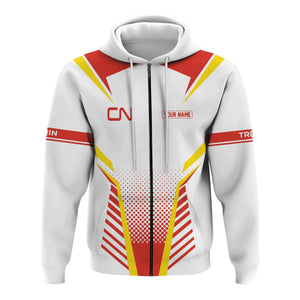 Railspirit Personalized Canadian National Railroad Hoodie Unisex Train Zip Hoodie All Over Print