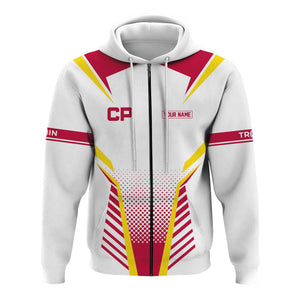 Railspirit Personalized Canadian Pacific Railroad Hoodie Unisex Train Zip Hoodie All Over Print