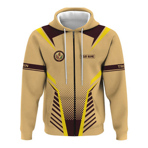 Railspirit Personalized London, Midland and Scottish Railway Hoodie Unisex Train Zip Hoodie All Over Print