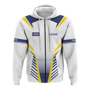 Railspirit Personalized London and North Eastern Railway Hoodie Unisex Train Zip Hoodie All Over Print