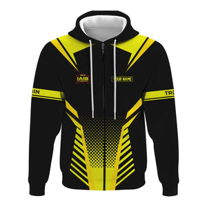 Railspirit Personalized Iowa Interstate Railroad Hoodie Unisex IAIS Train Zip Hoodie All Over Print