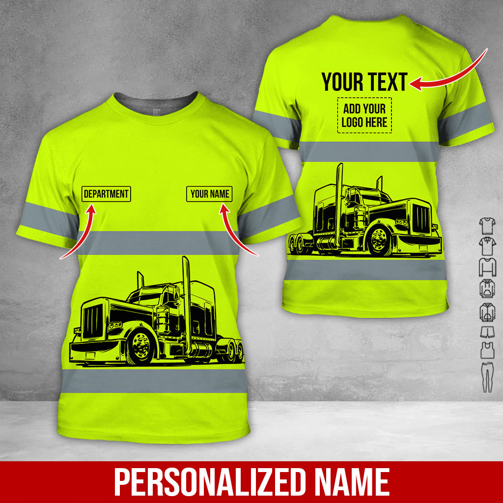 Custom Name Tow Truck Uniform, Personalized Apparel for Tow Drivers