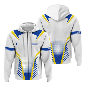 Railspirit Personalized Long Island Railroad Hoodie Unisex Train Zip Hoodie All Over Print