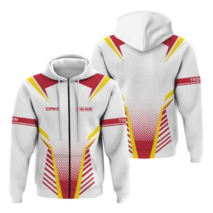 Railspirit Personalized Canadian Pacific Kansas City Hoodie Unisex CPKC Train Zip Hoodie All Over Print