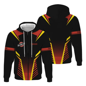 Railspirit Personalized Chicago and North Western Railway Hoodie Unisex Train Zip Hoodie All Over Print