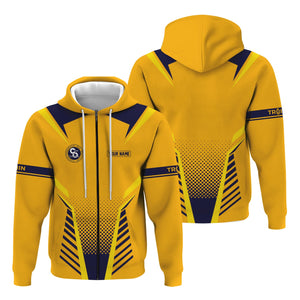 Railspirit Personalized Chesapeake and Ohio Railway Hoodie Unisex C&O Train Zip Hoodie All Over Print