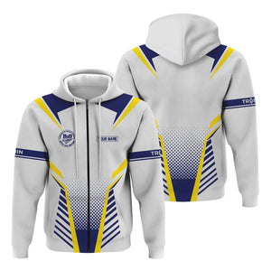 Railspirit Personalized B&O Great States Railroad Hoodie Unisex Train Zip Hoodie All Over Print