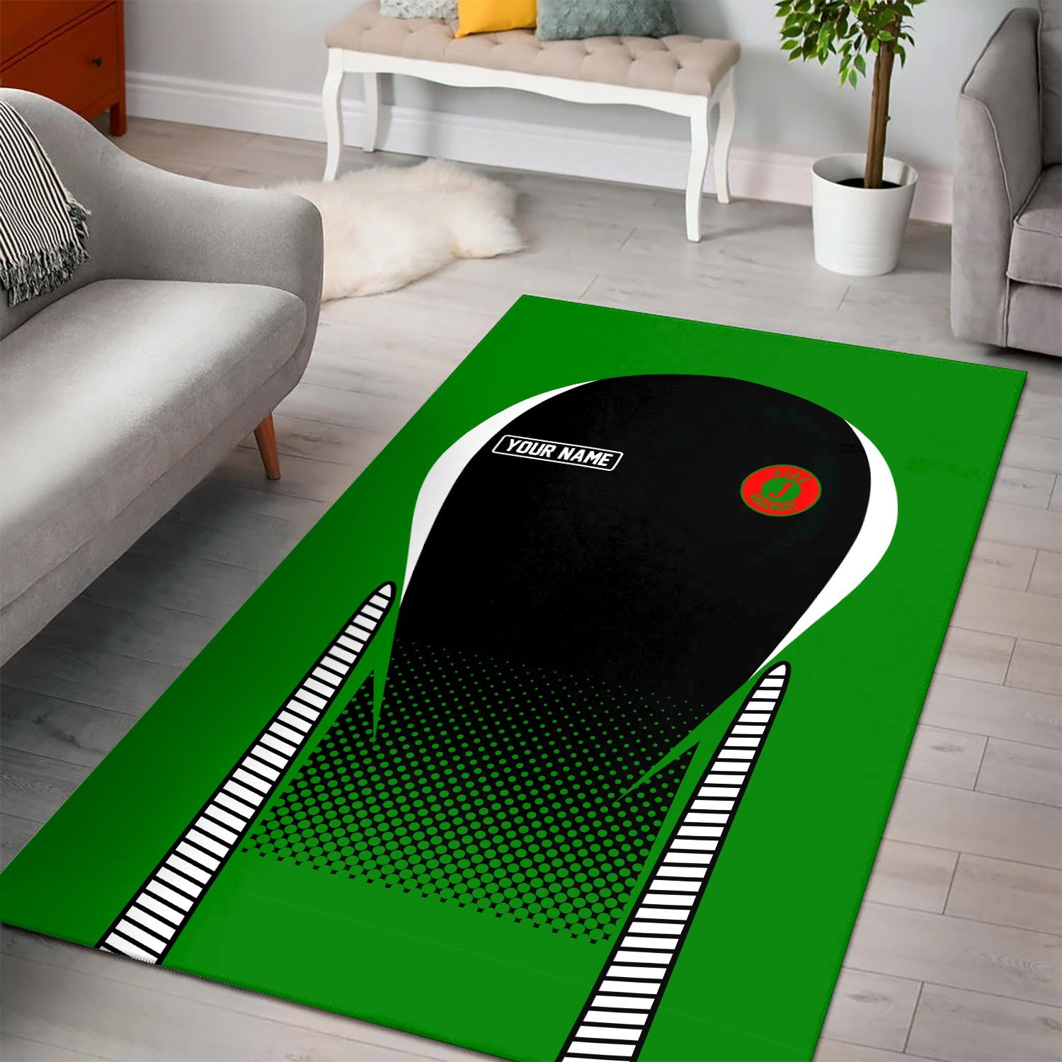 Railspirit Personalized Elgin Joliet And Eastern Railroad Area Rug All Over Printed Rug