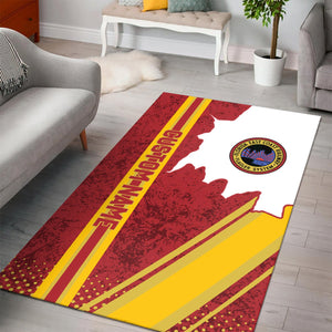 Railspirit Personalized Florida East Coast Railway Area Rug Vintage All Over Printed Rug