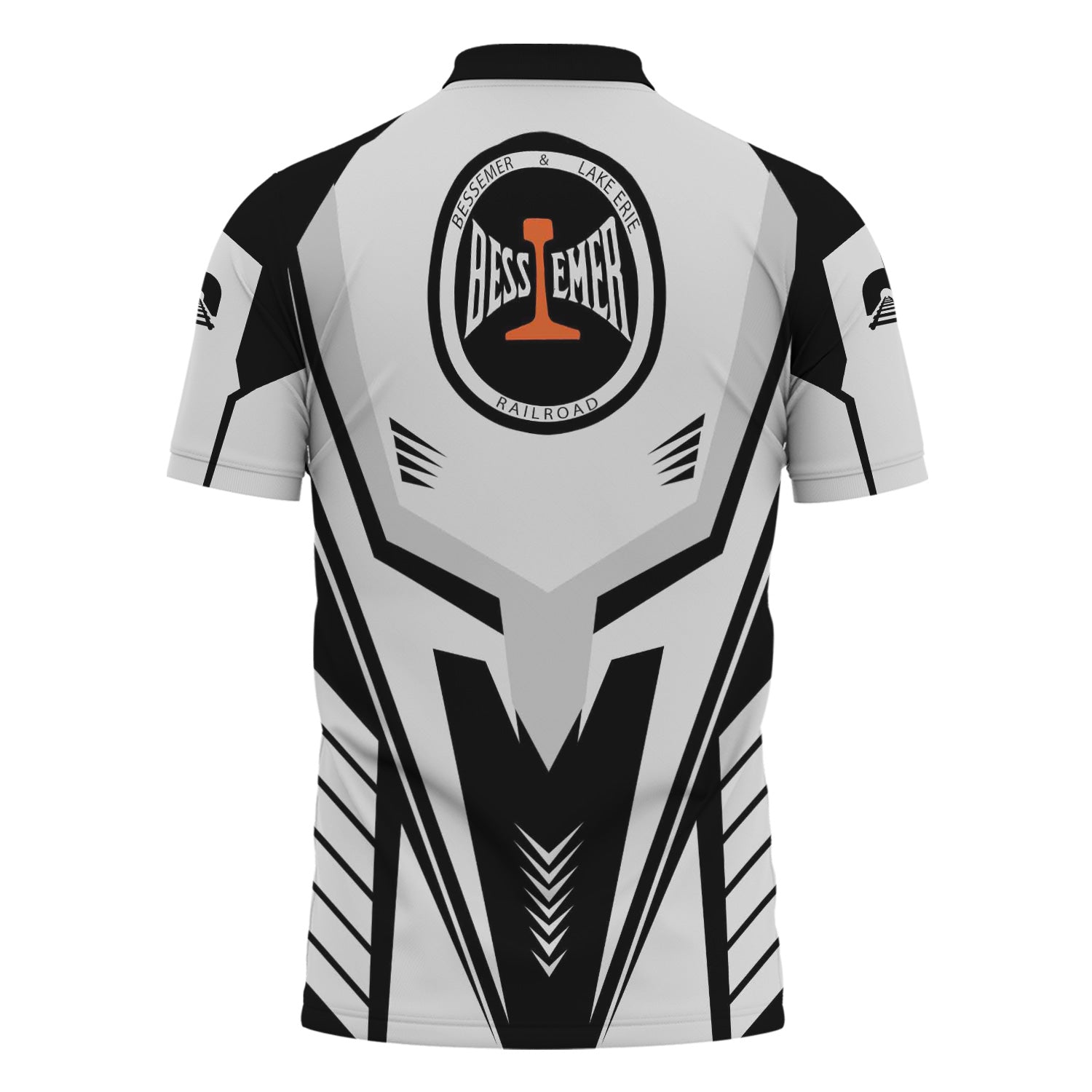 Railspirit Personalized Bessemer And Lake Erie Railroad Polo Shirt Workwear-Inspired with Custom Position Train Shirt