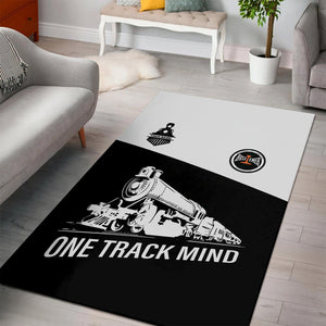 Railspirit Personalized Bessemer And Lake Erie Railroad Area Rug One Track Mind Train Rug Gift Idea For Train Lover